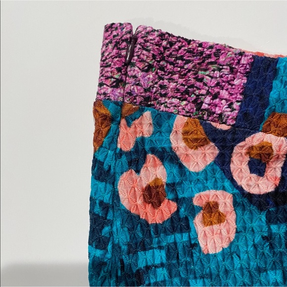 FARM for Anthropologie Floral Turquoise Maxi Skirt NEW! - Picture 6 of 11